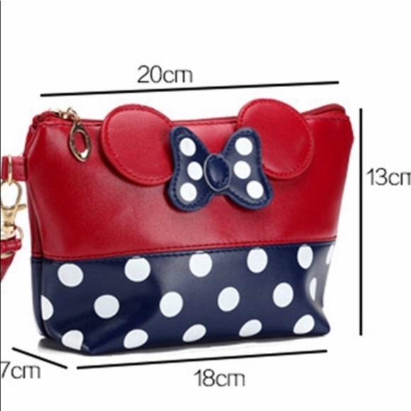 🎀🆕 Mini Mouse Style Makeup Bag or Pencil Case - Picture 4 of 6